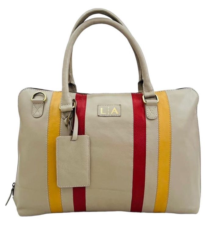 "The Celeste: A Stylish Original Leather Duffle Bag Handcrafted for Women,