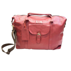 'The Haute Haven' Original Leather Designer Duffle Bag