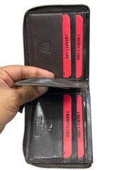 Signiture collection's  Men’s Original Leather Wallet With RFID protection